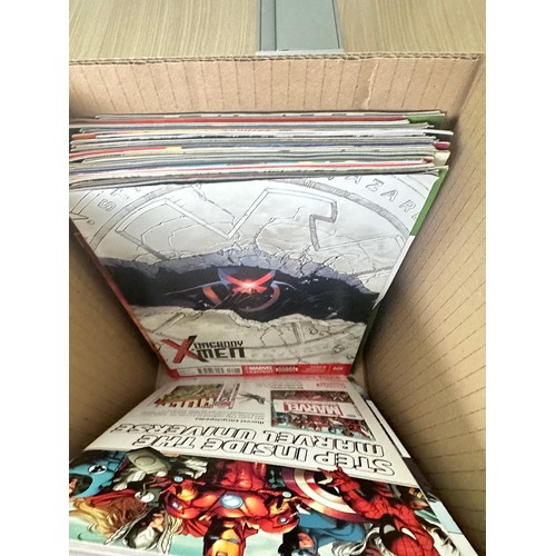 412A - ASSORTED MARVEL COMICS BUNDLE OF 260+ COMICS. Various Decades. Featuring: X-Men, Avengers, Captain M... 