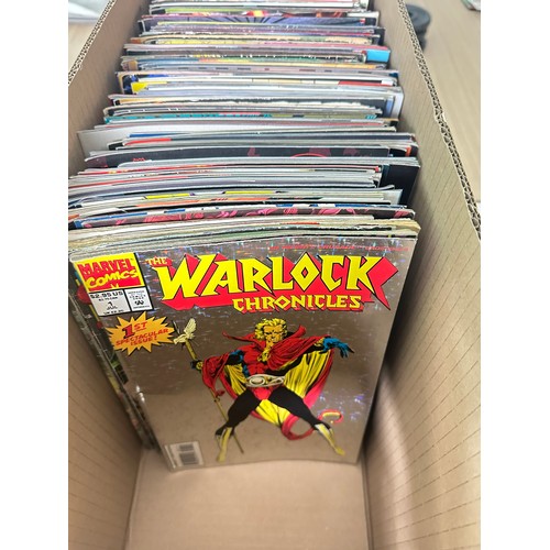 412A - ASSORTED MARVEL COMICS BUNDLE OF 260+ COMICS. Various Decades. Featuring: X-Men, Avengers, Captain M... 