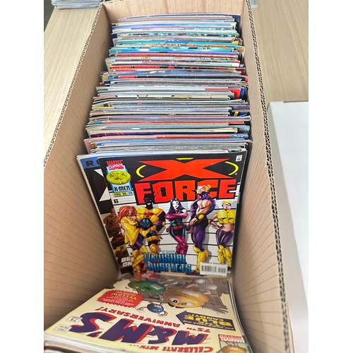 472 - ASSORTED MARVEL COMICS BUNDLE OF 230+ COMICS. Various Decades. Featuring: X-Men, Avengers, X-Force, ... 