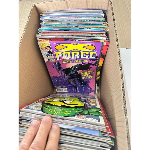 472 - ASSORTED MARVEL COMICS BUNDLE OF 230+ COMICS. Various Decades. Featuring: X-Men, Avengers, X-Force, ... 