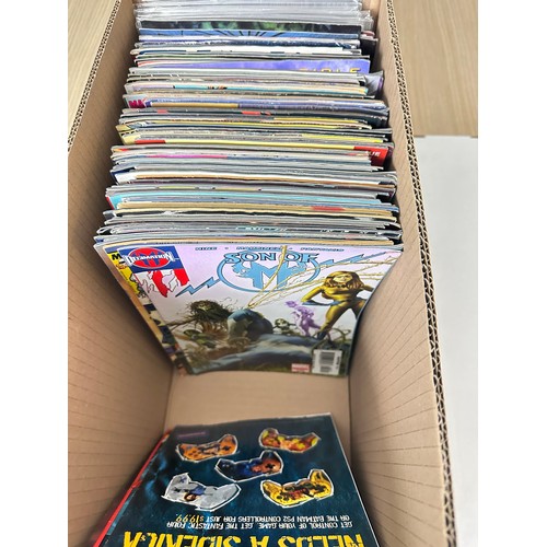 474 - ASSORTED MARVEL COMICS BUNDLE OF 150+ COMICS. Various Decades. Featuring: Wolverine, Avengers, Elekt... 