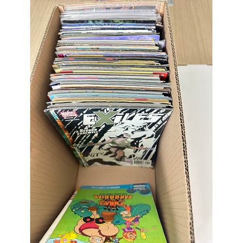 474 - ASSORTED MARVEL COMICS BUNDLE OF 150+ COMICS. Various Decades. Featuring: Wolverine, Avengers, Elekt... 