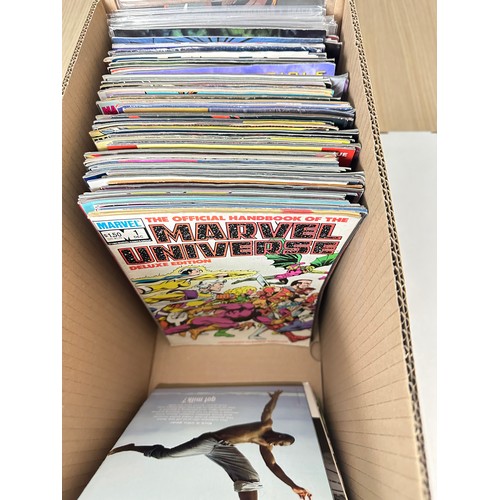 474 - ASSORTED MARVEL COMICS BUNDLE OF 150+ COMICS. Various Decades. Featuring: Wolverine, Avengers, Elekt... 