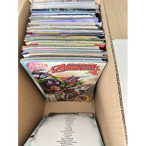 474 - ASSORTED MARVEL COMICS BUNDLE OF 150+ COMICS. Various Decades. Featuring: Wolverine, Avengers, Elekt... 