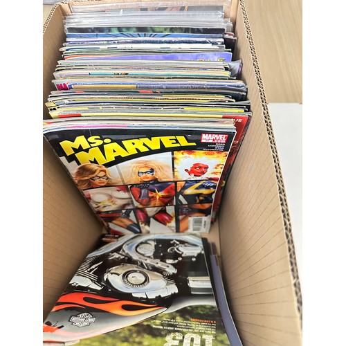 474 - ASSORTED MARVEL COMICS BUNDLE OF 150+ COMICS. Various Decades. Featuring: Wolverine, Avengers, Elekt... 