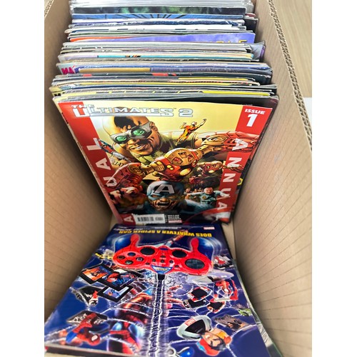 474 - ASSORTED MARVEL COMICS BUNDLE OF 150+ COMICS. Various Decades. Featuring: Wolverine, Avengers, Elekt... 