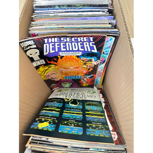 474 - ASSORTED MARVEL COMICS BUNDLE OF 150+ COMICS. Various Decades. Featuring: Wolverine, Avengers, Elekt... 