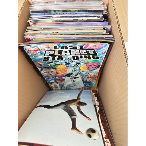 474 - ASSORTED MARVEL COMICS BUNDLE OF 150+ COMICS. Various Decades. Featuring: Wolverine, Avengers, Elekt... 