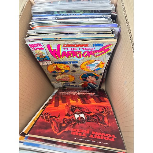 474 - ASSORTED MARVEL COMICS BUNDLE OF 150+ COMICS. Various Decades. Featuring: Wolverine, Avengers, Elekt... 