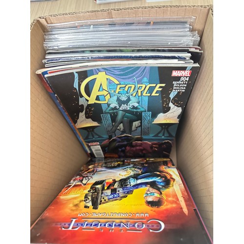 474 - ASSORTED MARVEL COMICS BUNDLE OF 150+ COMICS. Various Decades. Featuring: Wolverine, Avengers, Elekt... 