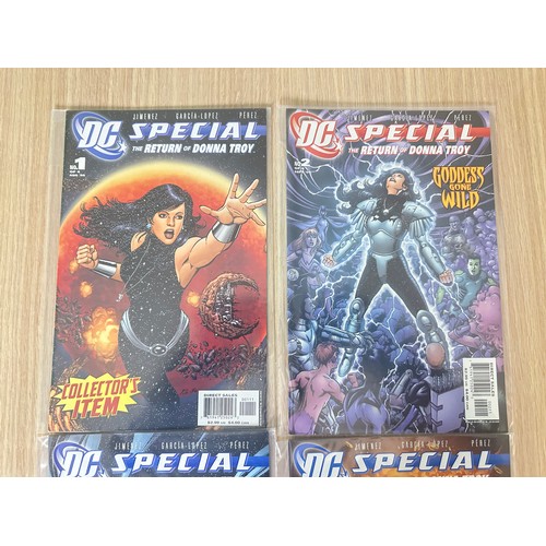 478 - DC SPECIAL: THE RETURN OF DONNA TROY. #1 - 4. Complete Limited Issue series. DC Comics (2005)  All V... 