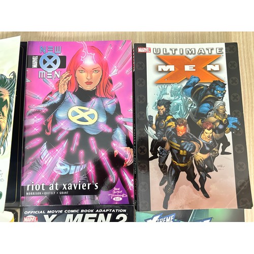 480 - X-MEN Related Graphic Novels/TPB's x 12.
Twelve X-Men related Graphic Novels, All in FN Condition. M... 