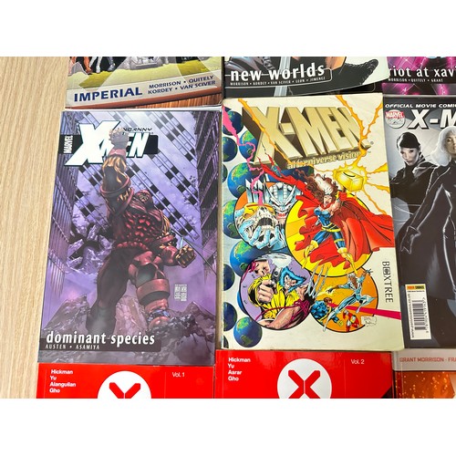 480 - X-MEN Related Graphic Novels/TPB's x 12.
Twelve X-Men related Graphic Novels, All in FN Condition. M... 