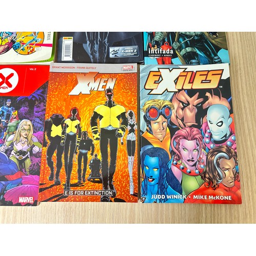 480 - X-MEN Related Graphic Novels/TPB's x 12.
Twelve X-Men related Graphic Novels, All in FN Condition. M... 