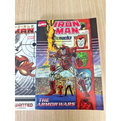 483 - IRON MAN GRAPHIC NOVELS/TPB's x 3.
Three Iron Man Graphic Novels. All FN Condition. Marvel Comics. S... 