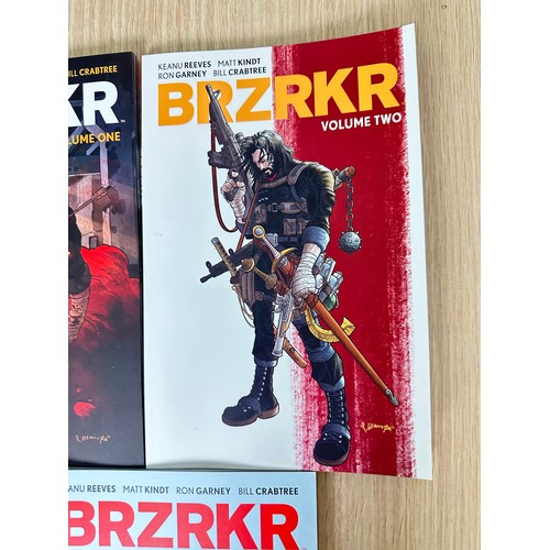 488 - BRZRKR GRAPHIC NOVELS/TPB's - Books 1 - 3. VFN Condition. BOOM COMICS.