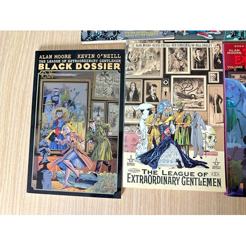 489 - ALAN MOORE RELATED GRAPHIC NOVELS/TPB's x 7 books. including: League of Extraordinary Gentlemen, Top... 