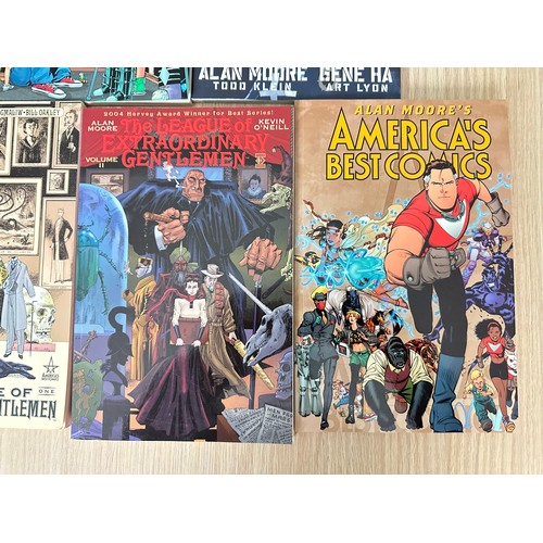 489 - ALAN MOORE RELATED GRAPHIC NOVELS/TPB's x 7 books. including: League of Extraordinary Gentlemen, Top... 