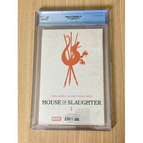 417A - HOUSE OF SLAUGHTER #1 VIRGIN EDITION CGC 9.8.
Tynion. Boom Studios 2001.