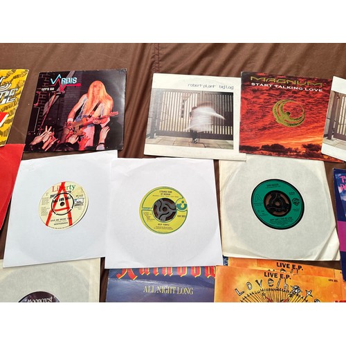 623 - A collection of approx 40 Hard Rock 7 inch vinyl singles 45 RPM. Small amount of duplications. See p... 