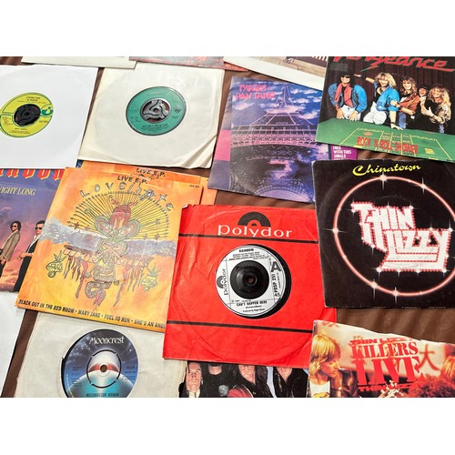 623 - A collection of approx 40 Hard Rock 7 inch vinyl singles 45 RPM. Small amount of duplications. See p... 