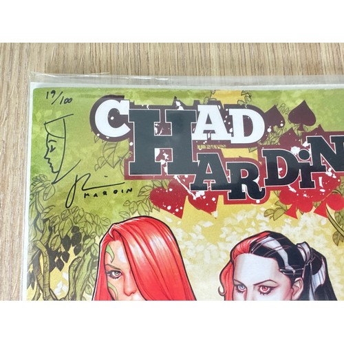 517 - Chad Hardin Harley Sketchbook, signed and remarqued by Chad Hardin, 19/100. DC Comics