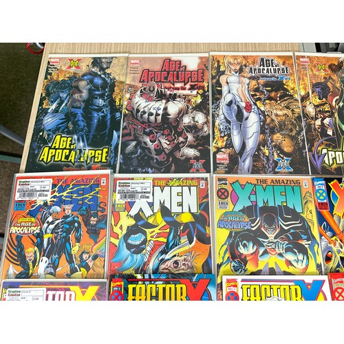 518 - Age of Apocalypse mega-set (only missing X-Man #1), 44 comics in total. Marvel Comics.