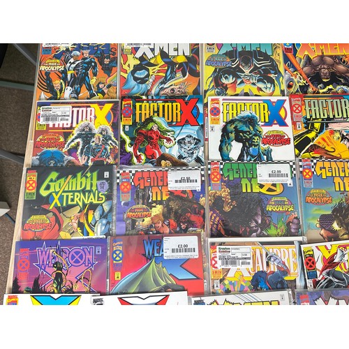 518 - Age of Apocalypse mega-set (only missing X-Man #1), 44 comics in total. Marvel Comics.