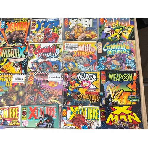 518 - Age of Apocalypse mega-set (only missing X-Man #1), 44 comics in total. Marvel Comics.