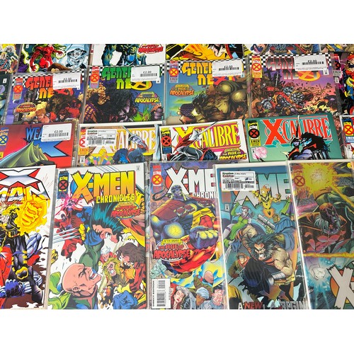 518 - Age of Apocalypse mega-set (only missing X-Man #1), 44 comics in total. Marvel Comics.