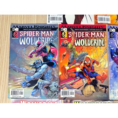 520 - Wolverine – 4 complete sets of Limited Issue Series' (Black Cat, Spider-Man, Captain America, Punish... 