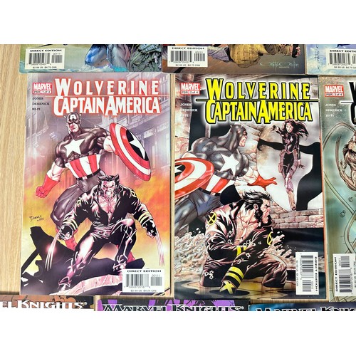 520 - Wolverine – 4 complete sets of Limited Issue Series' (Black Cat, Spider-Man, Captain America, Punish... 