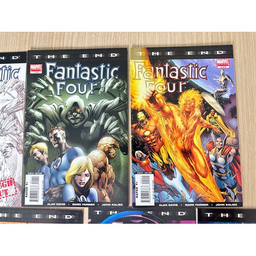 521 - Fantastic Four: The End #1-6 + Special Edition of #1 (Alan Davis art). Marvel Comics 2006. NM Condit... 