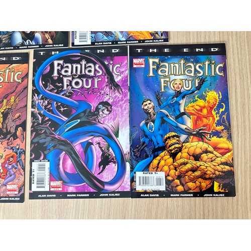 521 - Fantastic Four: The End #1-6 + Special Edition of #1 (Alan Davis art). Marvel Comics 2006. NM Condit... 