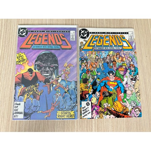 529 - Legends #1-6 Complete Limited Issue Set - 1st App of Amanda Waller, 1st app of New Suicide Squad. FN... 