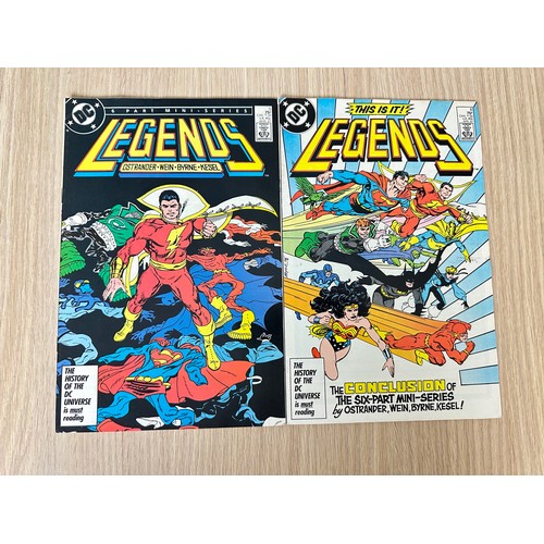 529 - Legends #1-6 Complete Limited Issue Set - 1st App of Amanda Waller, 1st app of New Suicide Squad. FN... 