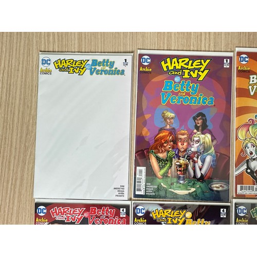 532 - Harley & Ivy meet Betty & Veronica #1-6 Complete Limited Issue Set. Plus blank issue #1 & variant is... 