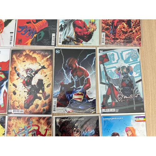 541 - DC variant bundle (18 in total). DC Comics. Featuring Superman, Wonder Woman, Justice League, The Fl... 