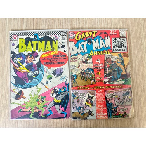 546 - Silver Age Batman bundle (158, 160, 184, 186 – 1st Gaggy the Clown (Joker’s sidekick), #190 (iconic ... 