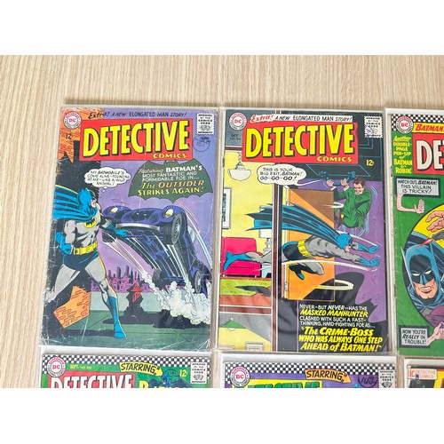 547 - Detective Comics bundle (340, 344, 352, 354, 355, 360, 423, 477, 498, 499, 502). DC Comics.