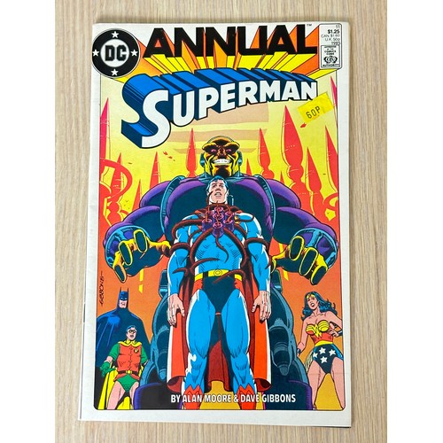 550 - Superman Annual #11 (classic Alan Moore story, price stickered). DC Comics.