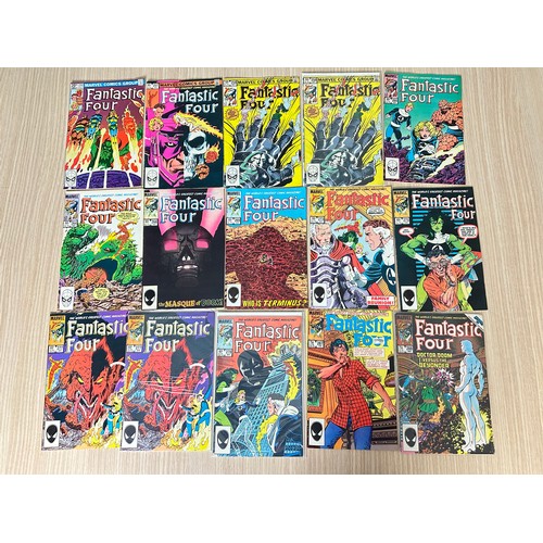 552 - Fantastic Four John Byrne bundle (15 issues). Marvel Comics 1981 Onwards. FN/VFN Condition.