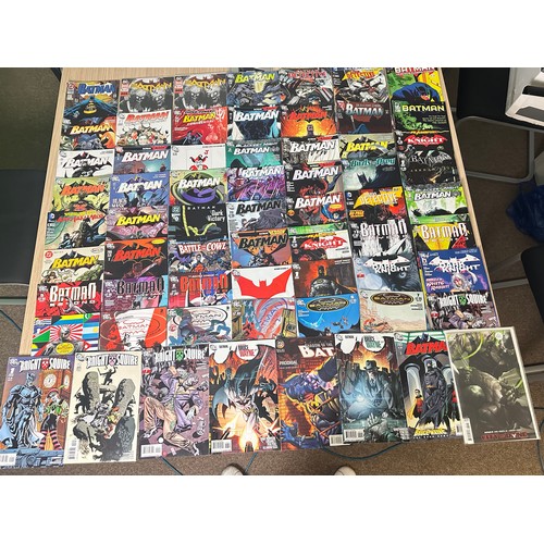 553 - LARGE BUNDLE OF BATMAN COMICS - 64 ISSUES IN TOTAL. Various decades. Various titles, some nice runs ... 