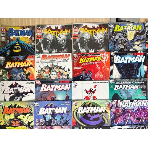 553 - LARGE BUNDLE OF BATMAN COMICS - 64 ISSUES IN TOTAL. Various decades. Various titles, some nice runs ... 