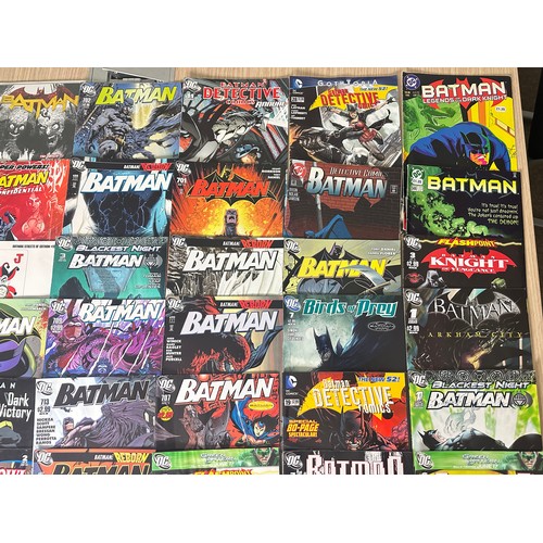 553 - LARGE BUNDLE OF BATMAN COMICS - 64 ISSUES IN TOTAL. Various decades. Various titles, some nice runs ... 