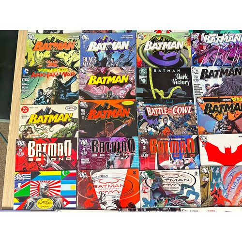 553 - LARGE BUNDLE OF BATMAN COMICS - 64 ISSUES IN TOTAL. Various decades. Various titles, some nice runs ... 