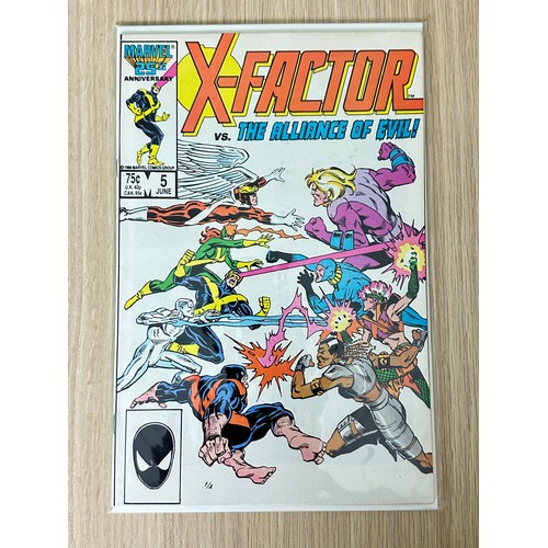 556 - X-FACTOR #5. 1st Cameo App of Apocalypse, 1st Team App of the Alliance of Evil. Marvel Comics 1986. ... 