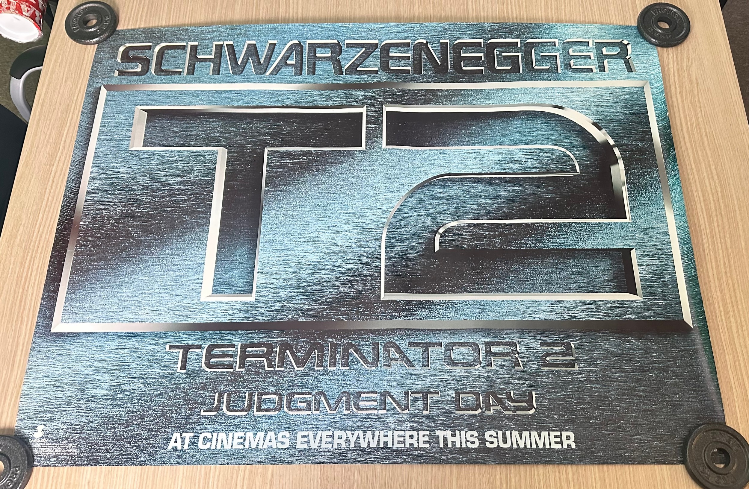 TERMINATOR 2: JUDGMENT DAY (1991) – Original UK Quad Teaser Cinema ...
