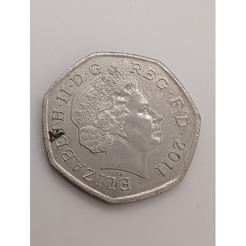 44 - 2011 London 2012 Olympics Babminton 50p