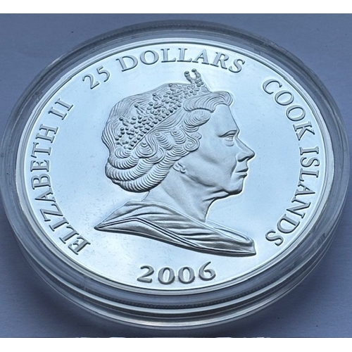 251 - 2006 .999 Solid Silver Proof Concorde 30th Anniversary Medallion, Real piece of Concorde inset, Diam... 